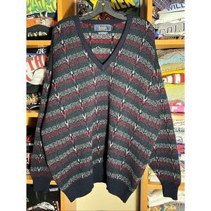 Pringle Of Scotland Knit V-Neck Lambswool Sweater